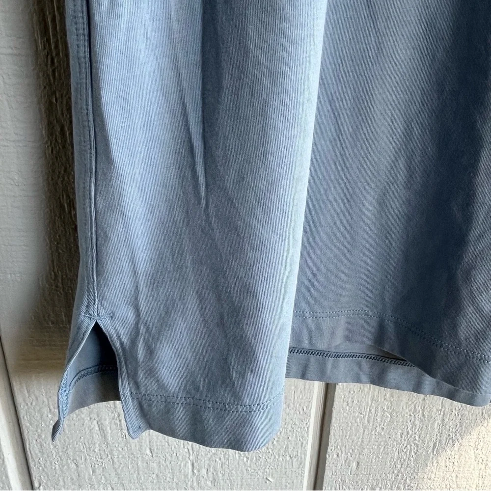 Lululemon Pima Cotton Day Tripper Dress in Chambray Blue Size 6 - Picture 4 of 8